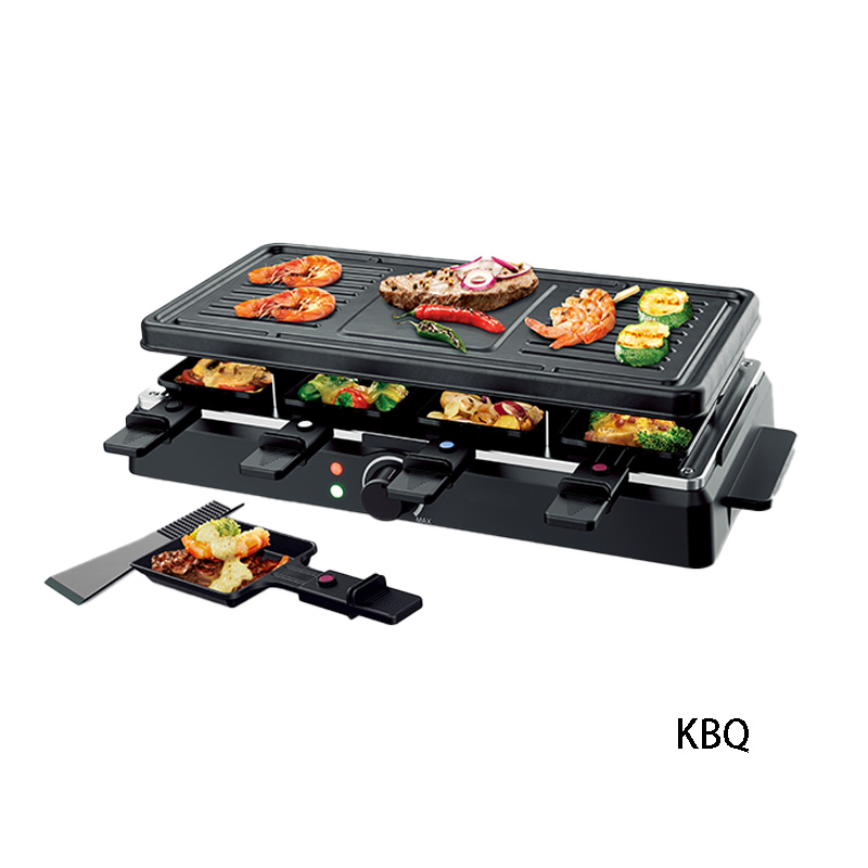 Raclette Grill Table - Churrasqueira Elétrica Portátil Comercial e Doméstica