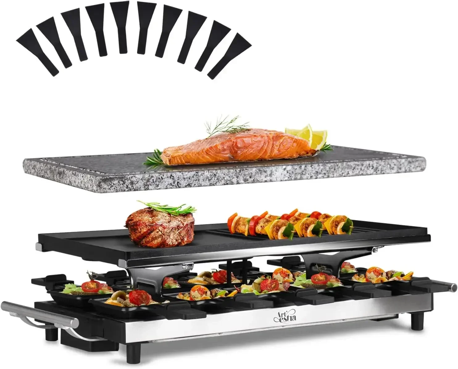 Raclette Grill Table - Grelhador de Mesa Artestia Raclette, Grelhador