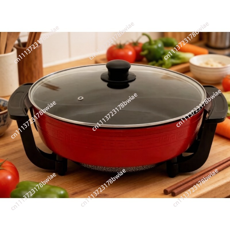Hot Pot Electric - Panela Elétrica Antiaderente Sem Fumaça de