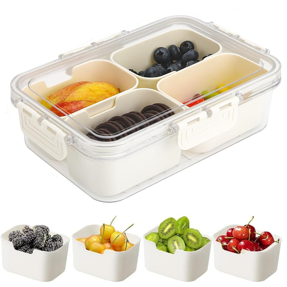 Kitchen Appliances Organizer - Caixa de Armazenamento de Alimentos Portátil,