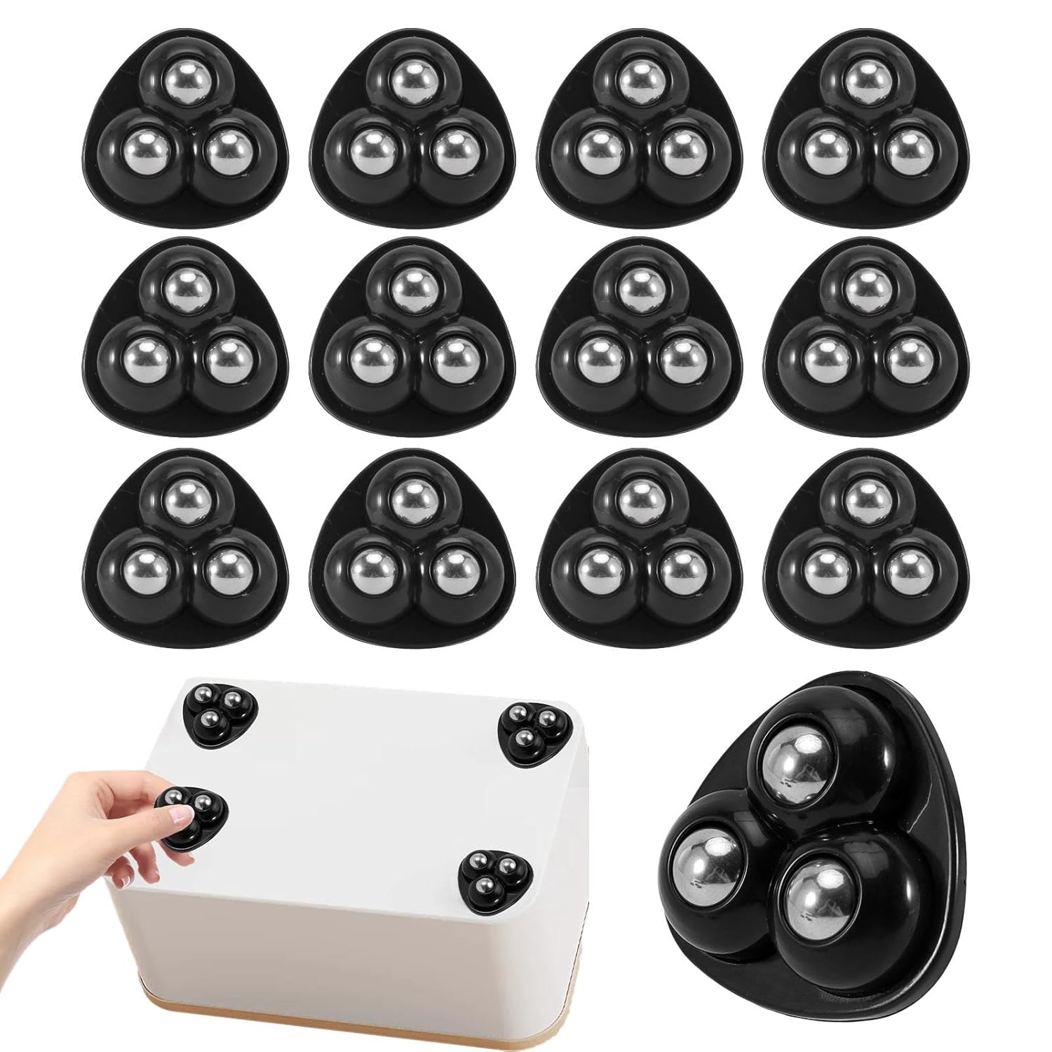 Kitchen Appliances Small - Rodízio Giratório Adesivo Silencioso Universal para