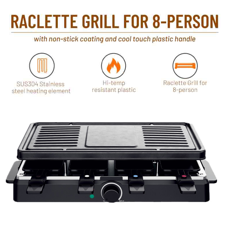 Churrasqueira Elétrica Portáti - Raclette Grill Table avaliação e preço