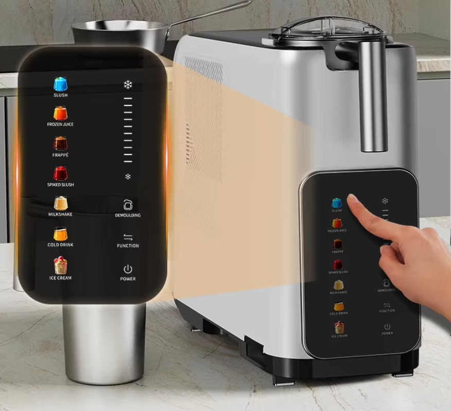 Nova Máquina Popular de Sorvet - Ice Cream Maker Electric avaliação e preço
