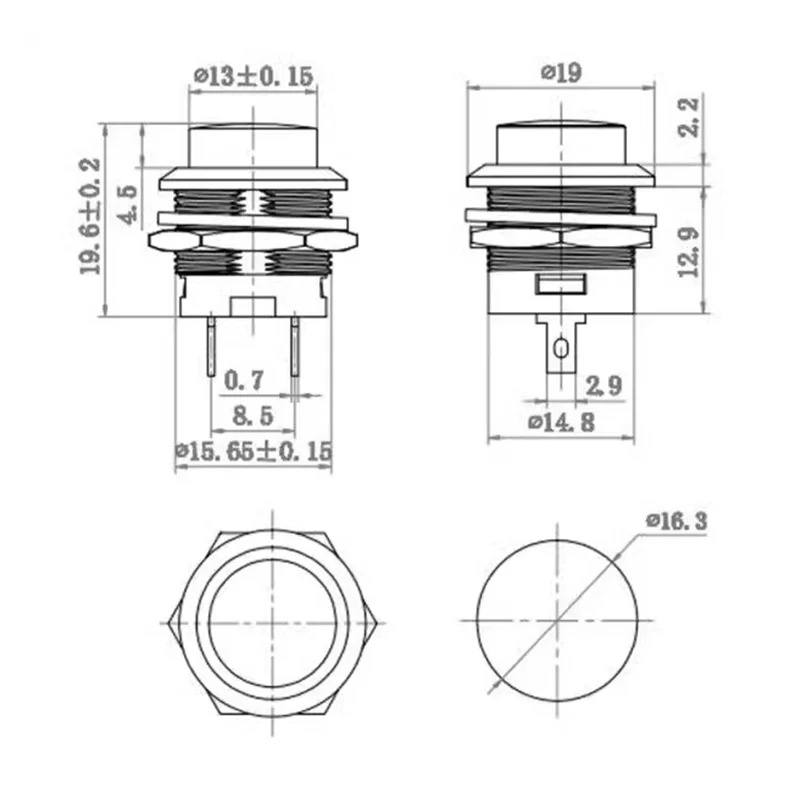 5/20 pces 16mm auto-redefiniçã - Kitchen Appliances Small avaliação e preço