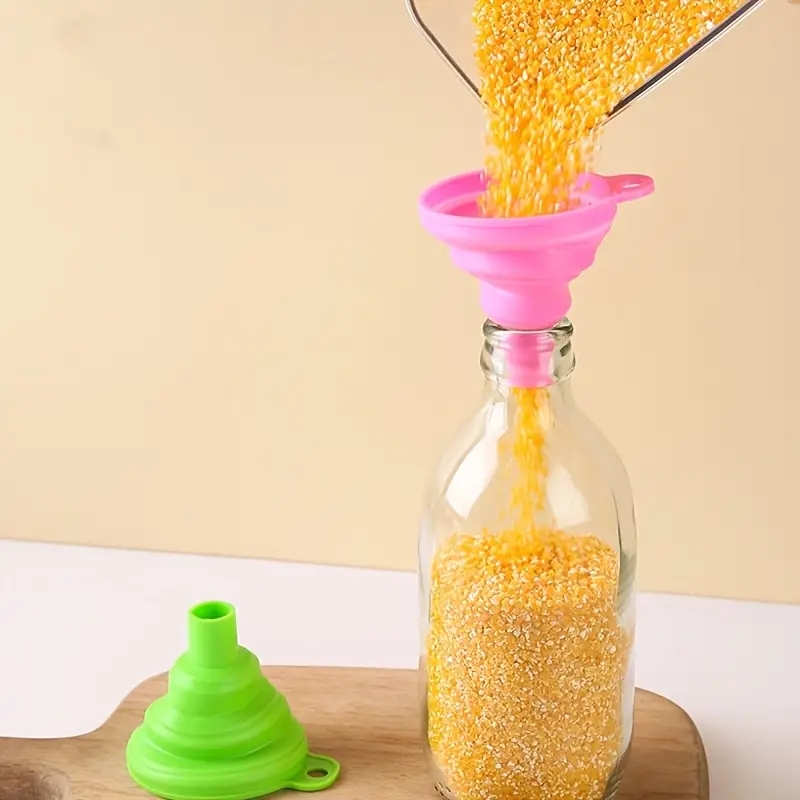 Funil dobrável de silicone mul - Kitchen Appliances And Utensils avaliação e preço