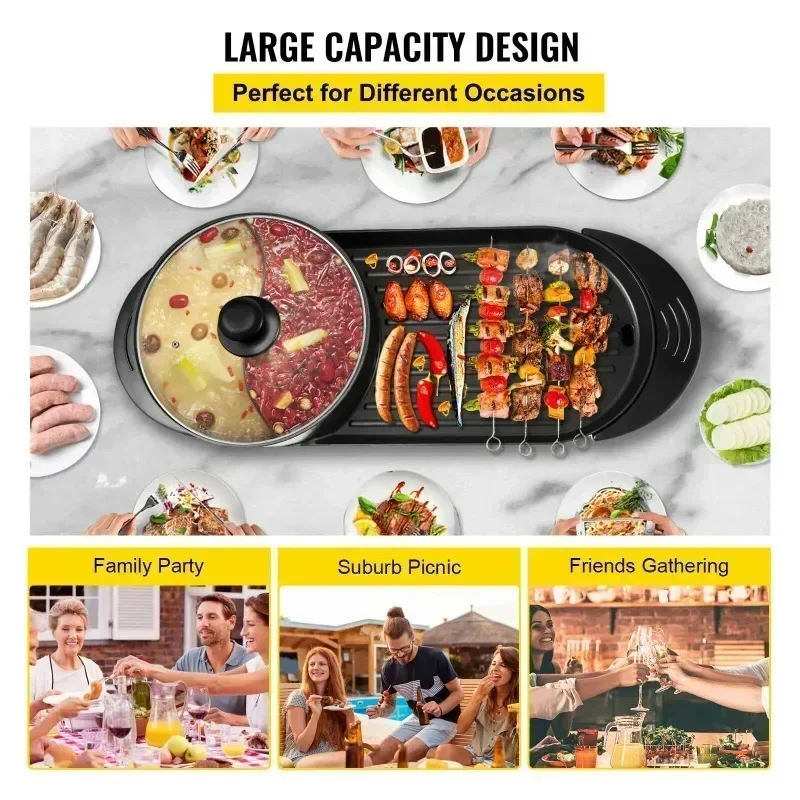 Panela elétrica para churrasco - Raclette Grill Table avaliação e preço