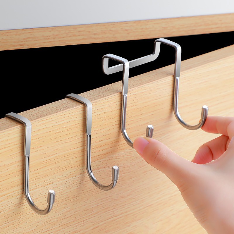 1/5 peças de gancho duplo em f - Kitchen Appliances Organizer avaliação e preço