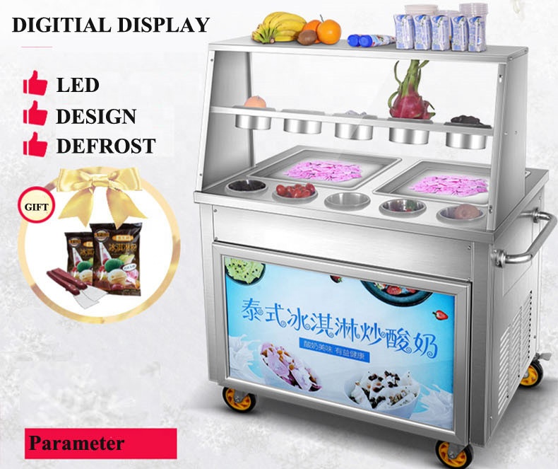 Fritar máquina de gelo comerci - Ice Cream Maker Electric avaliação e preço