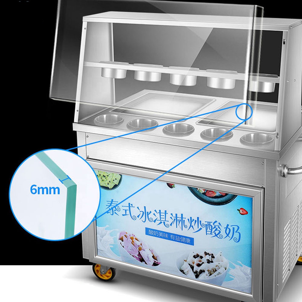 Fritar máquina de gelo comerci - Ice Cream Maker Electric avaliação e preço