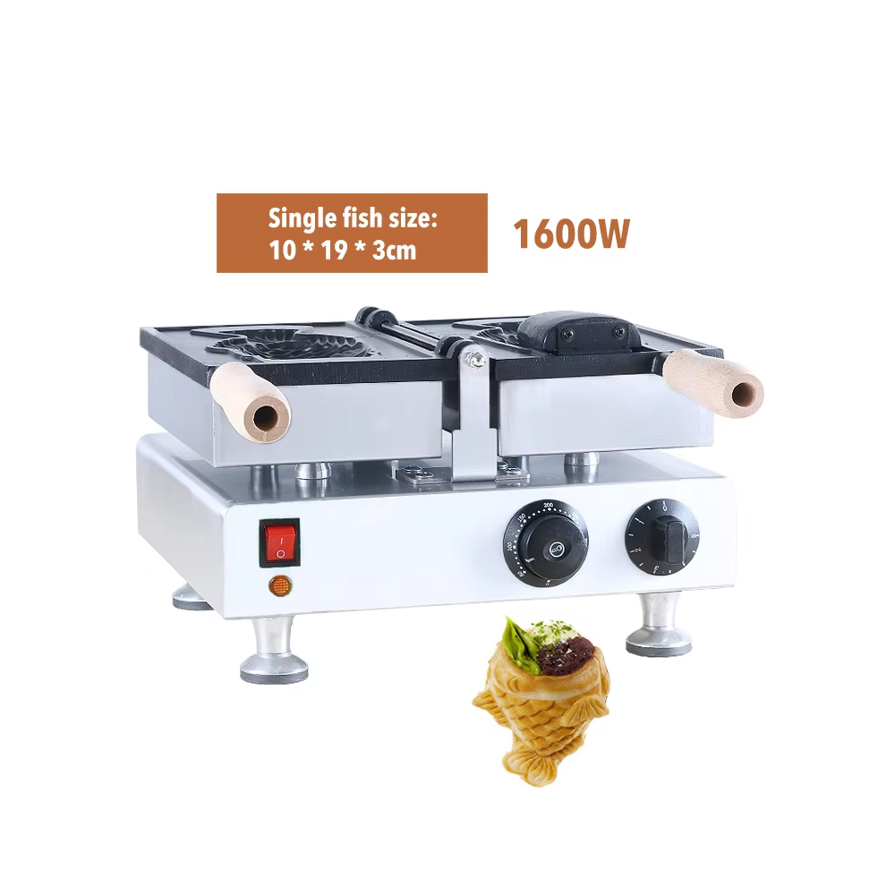 Comercial 1 pçs peixe taiyaki  - Ice Cream Maker Electric avaliação e preço
