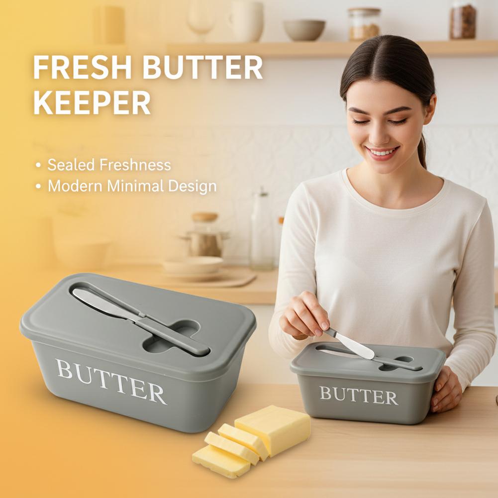 Manteigueira de PP com Tampa e - Kitchen Appliances Organizer avaliação e preço