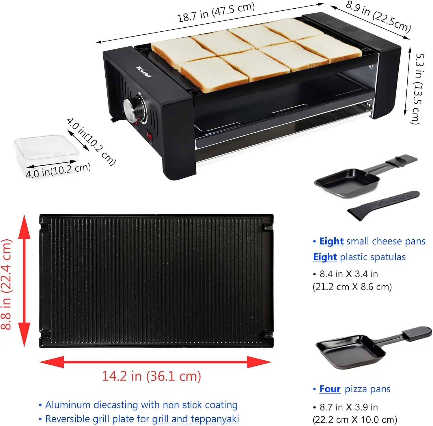 Churrasqueira Elétrica Portáti - Raclette Grill Table avaliação e preço