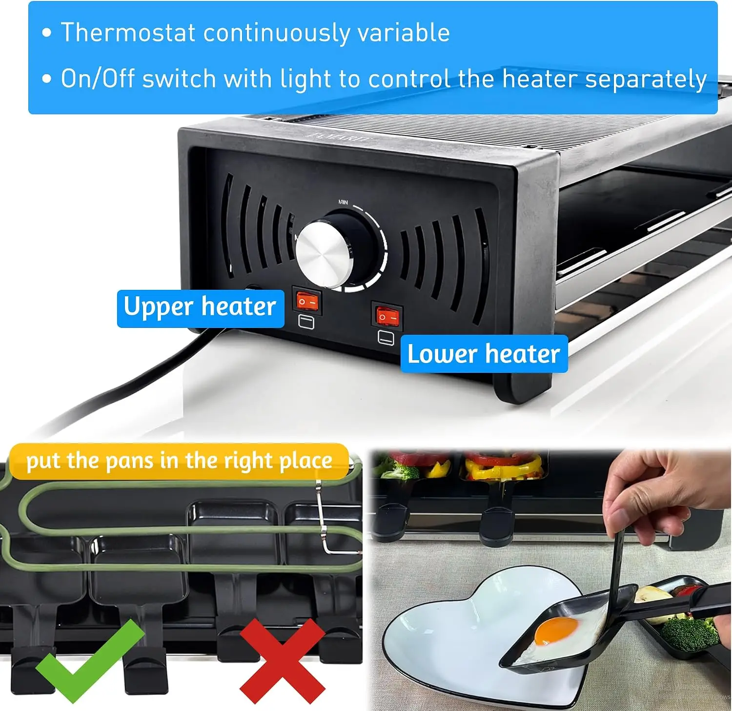 Churrasqueira Elétrica Portáti - Raclette Grill Table avaliação e preço